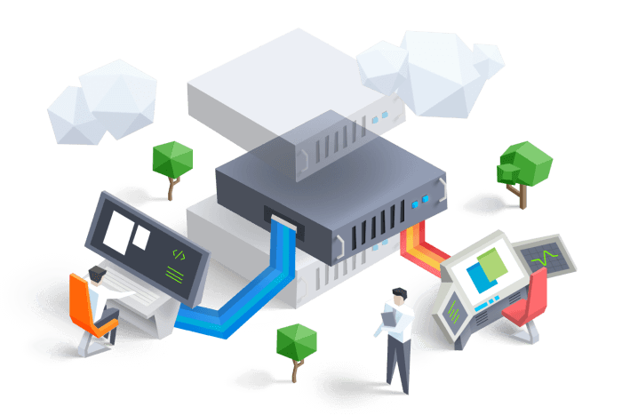 hosting isometry